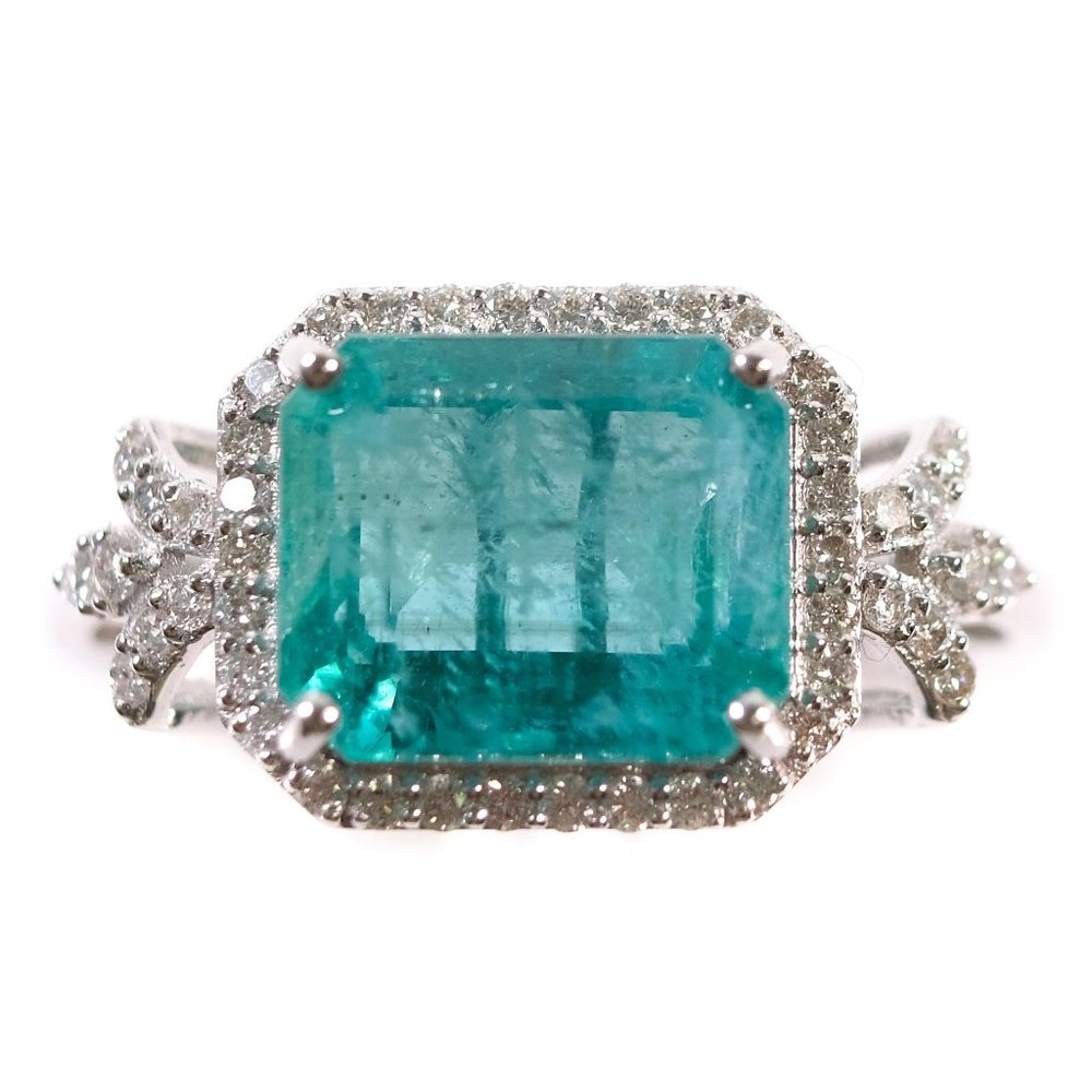 Emerald & Diamond Ring
